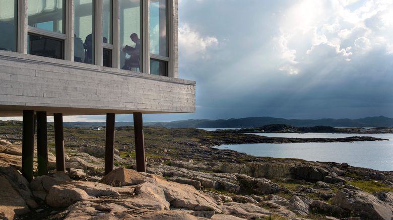 Fogo Island Inn Exterior. Images powered by <a href="https://www.leonardoworldwide.com" target="_blank" rel="noopener">Leonardo</a>.