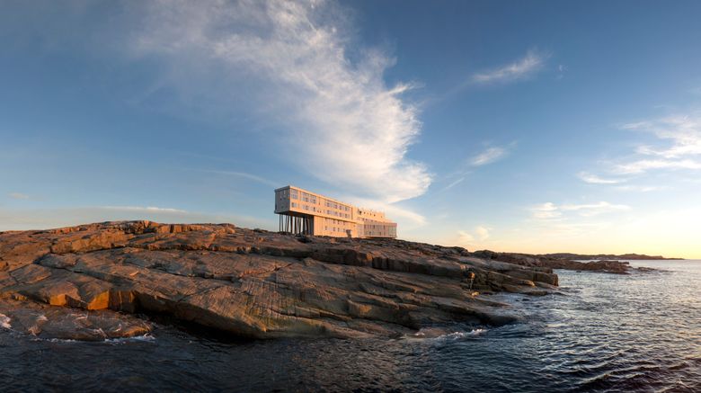 <b>Fogo Island Inn Exterior</b>. Images powered by <a href="https://www.leonardoworldwide.com/" title="Leonardo Worldwide" target="_blank">Leonardo</a>.