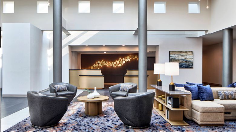 <b>Delta Hotels by Marriott Toledo Lobby</b>. Images powered by <a href="https://www.leonardoworldwide.com/" title="Leonardo Worldwide" target="_blank">Leonardo</a>.