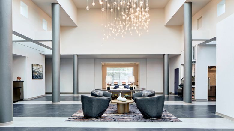 <b>Delta Hotels by Marriott Toledo Lobby</b>. Images powered by <a href="https://www.leonardoworldwide.com/" title="Leonardo Worldwide" target="_blank">Leonardo</a>.