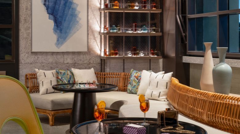 <b>Moxy St Petersburg Downtown Lobby</b>. Images powered by <a href="https://www.leonardoworldwide.com/" title="Leonardo Worldwide" target="_blank">Leonardo</a>.