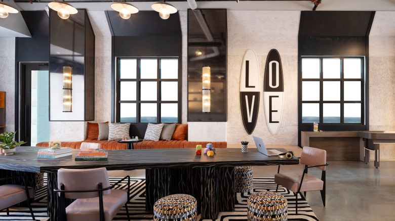 <b>Moxy St Petersburg Downtown Lobby</b>. Images powered by <a href="https://www.leonardoworldwide.com/" title="Leonardo Worldwide" target="_blank">Leonardo</a>.
