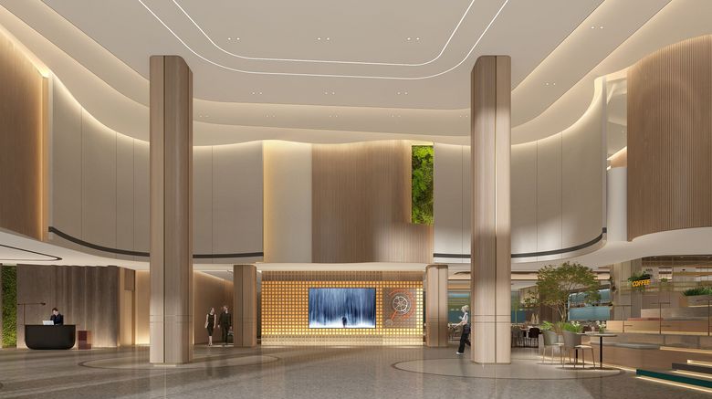<b>EVEN Hotel Airport Zone Exterior</b>. Images powered by <a href="https://www.leonardoworldwide.com/" title="Leonardo Worldwide" target="_blank">Leonardo</a>.