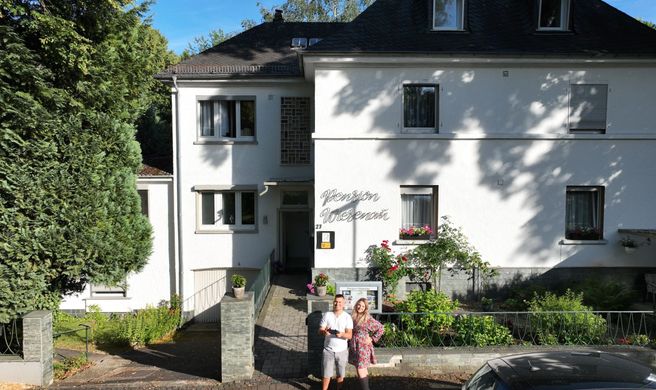Hotel Pension Wiesenau-Nidda Exterior