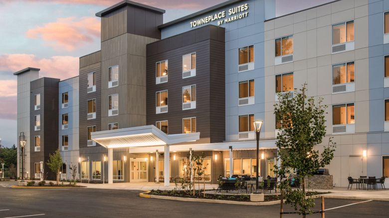 TownePlace Suites Eugene Exterior. Images powered by <a href="https://www.leonardoworldwide.com" target="_blank" rel="noopener">Leonardo</a>.