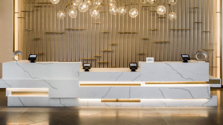 <b>Delta Hotels Ontario Airport Lobby</b>. Images powered by <a href="https://www.leonardoworldwide.com/" title="Leonardo Worldwide" target="_blank">Leonardo</a>.