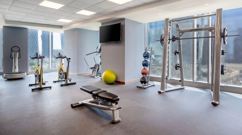 <b>Marriott Marquis City Center Doha Hotel Health Club</b>. Images powered by <a href="https://www.leonardoworldwide.com/" title="Leonardo Worldwide" target="_blank">Leonardo</a>.