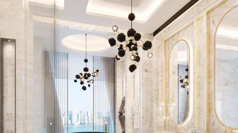 <b>Mandarin Oriental Downtown Dubai Suite</b>. Images powered by <a href="https://www.leonardoworldwide.com/" title="Leonardo Worldwide" target="_blank">Leonardo</a>.