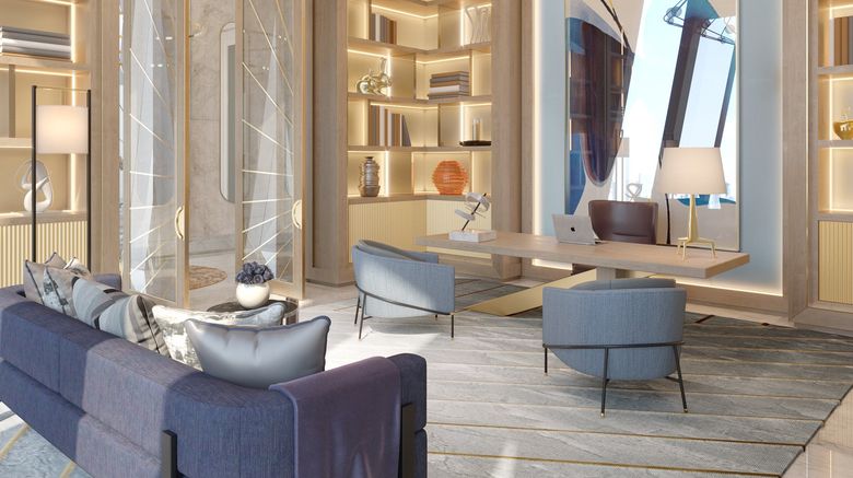 <b>Mandarin Oriental Downtown Dubai Suite</b>. Images powered by <a href="https://www.leonardoworldwide.com/" title="Leonardo Worldwide" target="_blank">Leonardo</a>.