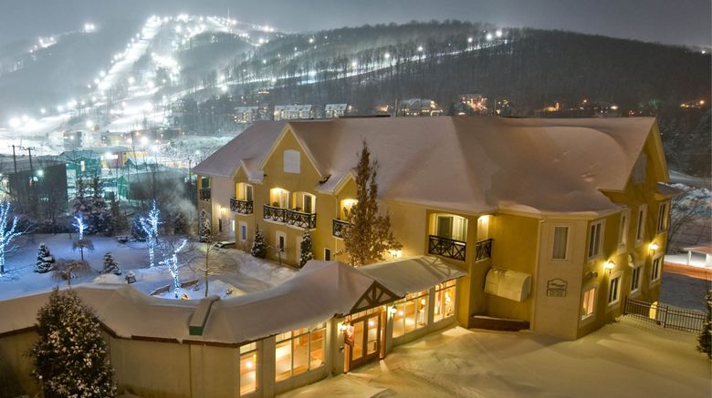 Chateau Bromont Exterior. Images powered by <a href="https://www.leonardoworldwide.com" target="_blank" rel="noopener">Leonardo</a>.