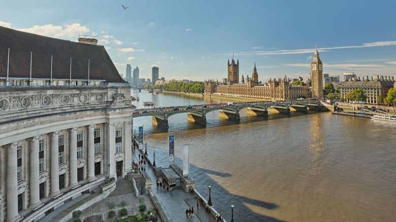 <b>London Marriott Hotel County Hall Exterior</b>. Images powered by <a href="https://www.leonardoworldwide.com/" title="Leonardo Worldwide" target="_blank">Leonardo</a>.