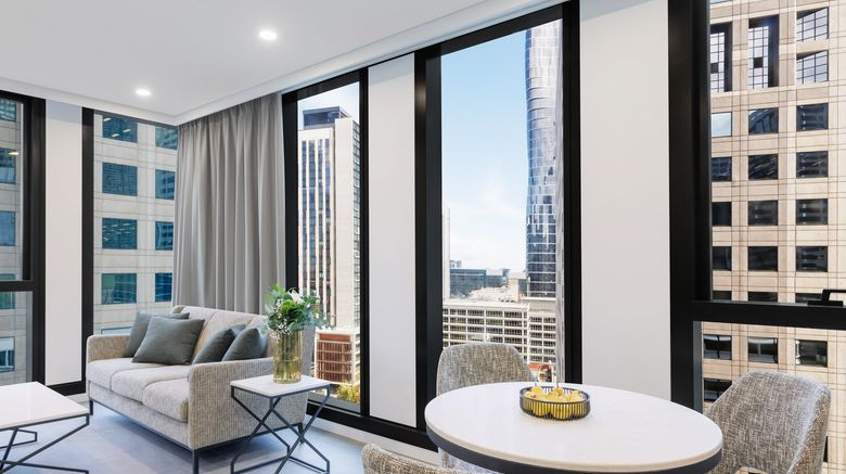 <b>Meriton Suites Melbourne Restaurant</b>. Images powered by <a href="https://www.leonardoworldwide.com/" title="Leonardo Worldwide" target="_blank">Leonardo</a>.