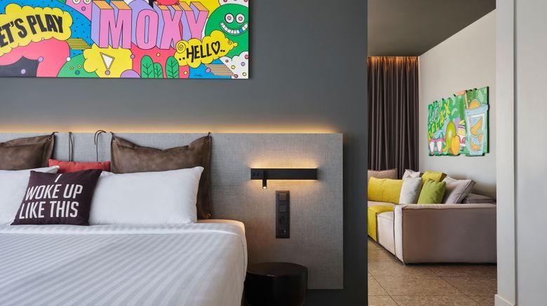 <b>Moxy Athens City Suite</b>. Images powered by <a href="https://www.leonardoworldwide.com/" title="Leonardo Worldwide" target="_blank">Leonardo</a>.