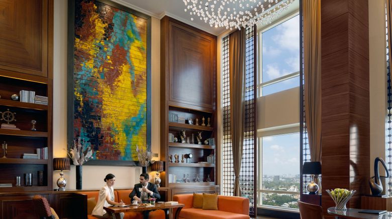 <b>The Ritz-Carlton, Bangalore Lobby</b>. Images powered by <a href=https://www.travelagewest.com/Hotels/Bengaluru-India/