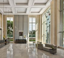 Shanghai Marriott Hotel Yangpu Riverside Lobby