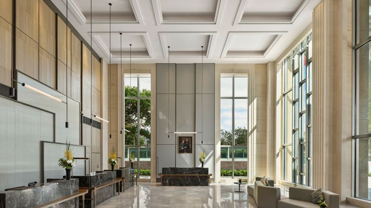 Shanghai Marriott Hotel Yangpu Riverside Lobby