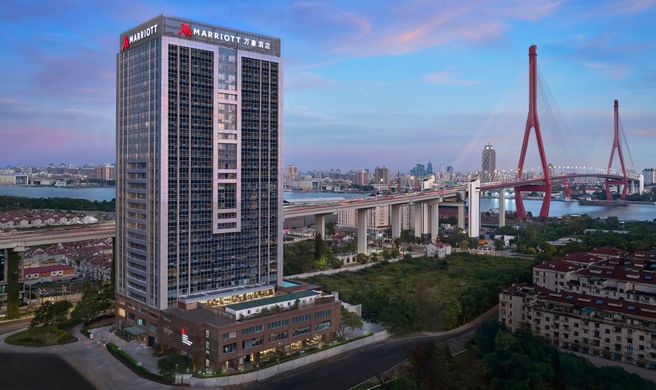 Shanghai Marriott Hotel Yangpu Riverside Exterior