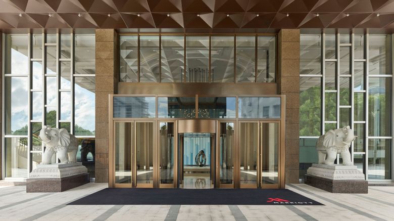 <b>Shanghai Marriott Hotel Yangpu Riverside Exterior</b>. Images powered by <a href="https://www.leonardoworldwide.com/" title="Leonardo Worldwide" target="_blank">Leonardo</a>.