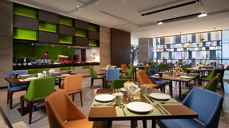 <b>Hampton by Hilton Ganzhou Zhangjiang New Restaurant</b>. Images powered by <a href="https://www.leonardoworldwide.com/" title="Leonardo Worldwide" target="_blank">Leonardo</a>.