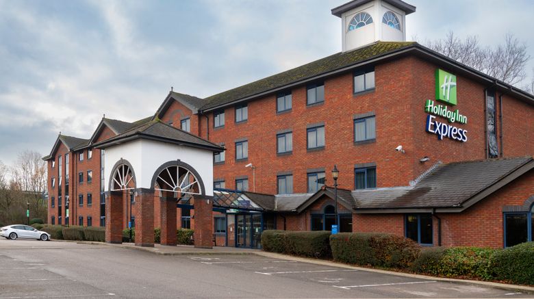 Holiday Inn Express Stafford Hotel Exterior. Images powered by <a href="https://www.leonardoworldwide.com" target="_blank" rel="noopener">Leonardo</a>.
