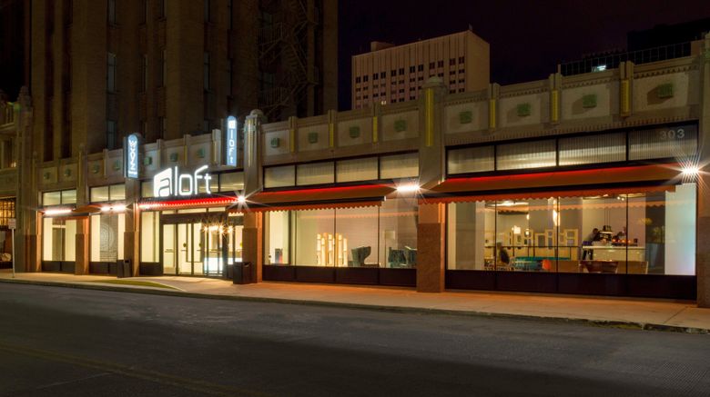 Aloft El Paso Downtown Exterior. Images powered by <a href="https://www.leonardoworldwide.com" target="_blank" rel="noopener">Leonardo</a>.