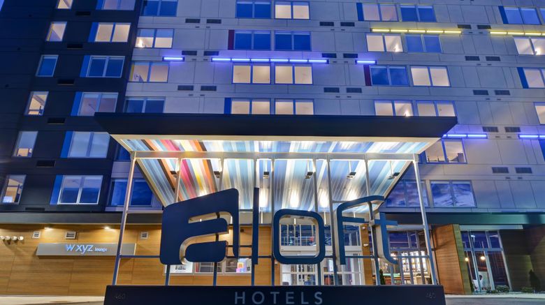 <b>Aloft Secaucus Meadowlands Exterior</b>. Images powered by <a href="https://www.leonardoworldwide.com/" title="Leonardo Worldwide" target="_blank">Leonardo</a>.