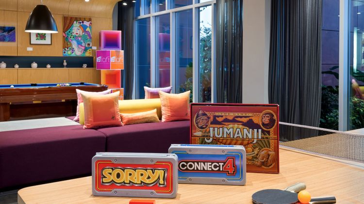 aloft Jacksonville Airport Lobby