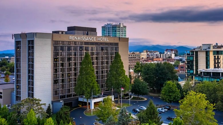 <b>Renaissance Asheville Hotel Exterior</b>. Images powered by <a href="https://www.leonardoworldwide.com/" title="Leonardo Worldwide" target="_blank">Leonardo</a>.