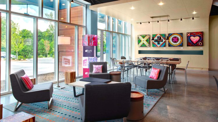 Aloft Raleigh-Durham Airport Brier Creek Lobby