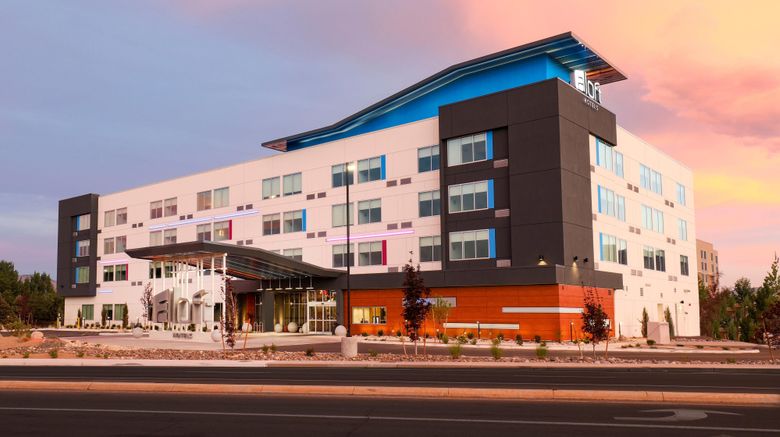 <b>Aloft Reno-Tahoe International Airport Exterior</b>. Images powered by <a href="https://www.leonardoworldwide.com/" title="Leonardo Worldwide" target="_blank">Leonardo</a>.