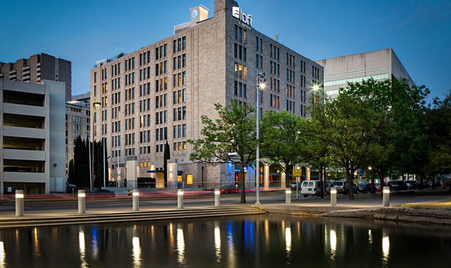 aloft Dallas Downtown Exterior