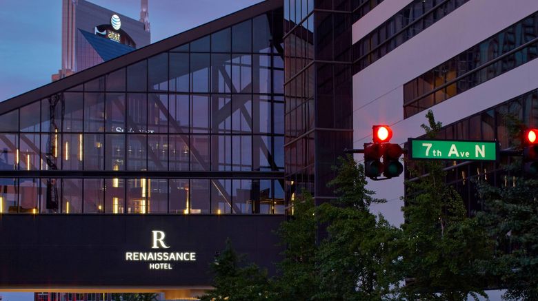 <b>Renaissance Nashville Hotel Exterior</b>. Images powered by <a href="https://www.leonardoworldwide.com/" title="Leonardo Worldwide" target="_blank">Leonardo</a>.