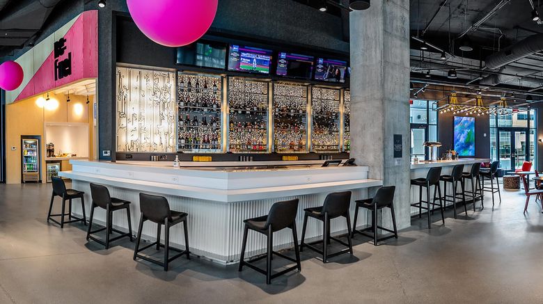 <b>aloft Columbus Easton Lobby</b>. Images powered by <a href="https://www.leonardoworldwide.com/" title="Leonardo Worldwide" target="_blank">Leonardo</a>.