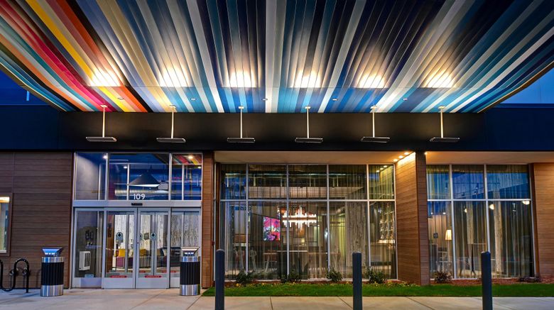 <b>Aloft Mooresville Exterior</b>. Images powered by <a href="https://www.leonardoworldwide.com/" title="Leonardo Worldwide" target="_blank">Leonardo</a>.