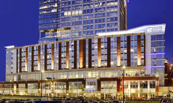 aloft Cleveland Downtown Exterior