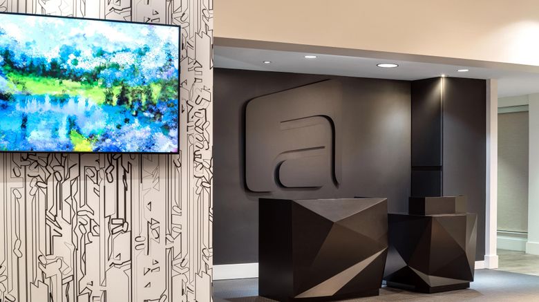 <b>Aloft Mountain View Lobby</b>. Images powered by <a href="https://www.leonardoworldwide.com/" title="Leonardo Worldwide" target="_blank">Leonardo</a>.
