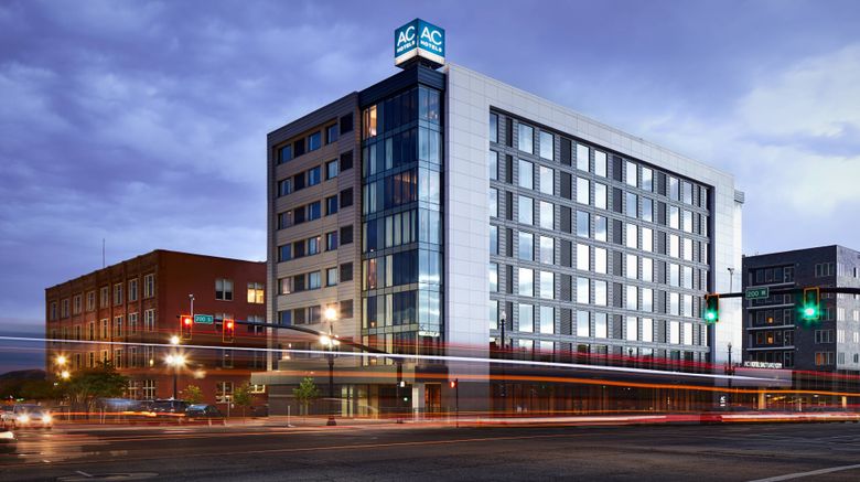 AC Hotel Salt Lake City Downtown Exterior. Images powered by <a href="https://www.leonardoworldwide.com" target="_blank" rel="noopener">Leonardo</a>.