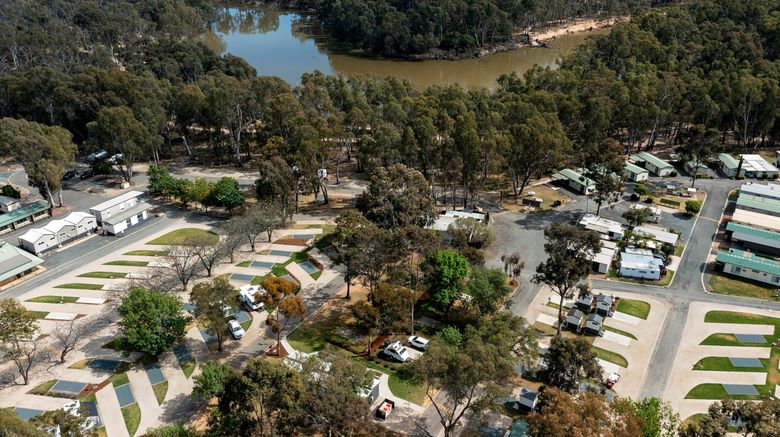 Discovery Parks Echuca Exterior. Images powered by <a href="https://www.leonardoworldwide.com" target="_blank" rel="noopener">Leonardo</a>.