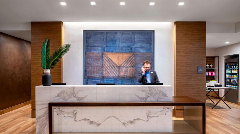 <b>AC Hotel New York Downtown Lobby</b>. Images powered by <a href="https://www.leonardoworldwide.com/" title="Leonardo Worldwide" target="_blank">Leonardo</a>.