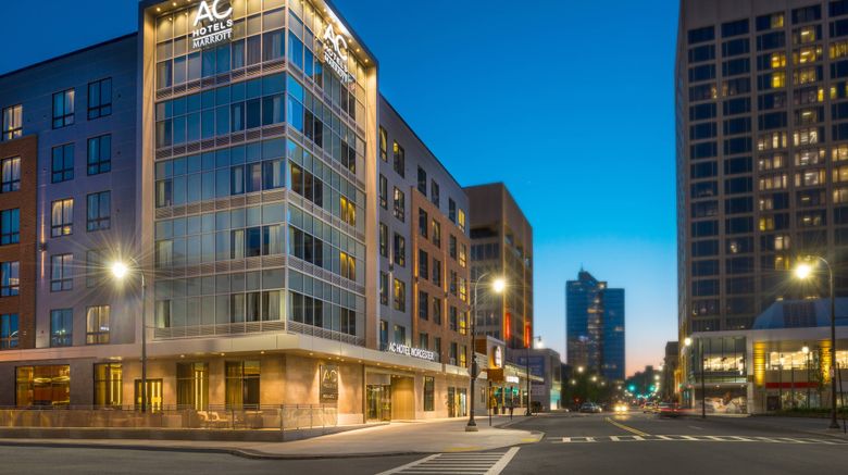 <b>AC Hotel Worcester Exterior</b>. Images powered by <a href="https://www.leonardoworldwide.com/" title="Leonardo Worldwide" target="_blank">Leonardo</a>.