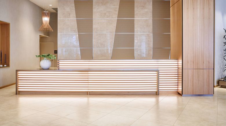 <b>AC Hotel by Marriott Miami Aventura Lobby</b>. Images powered by <a href="https://www.leonardoworldwide.com/" title="Leonardo Worldwide" target="_blank">Leonardo</a>.