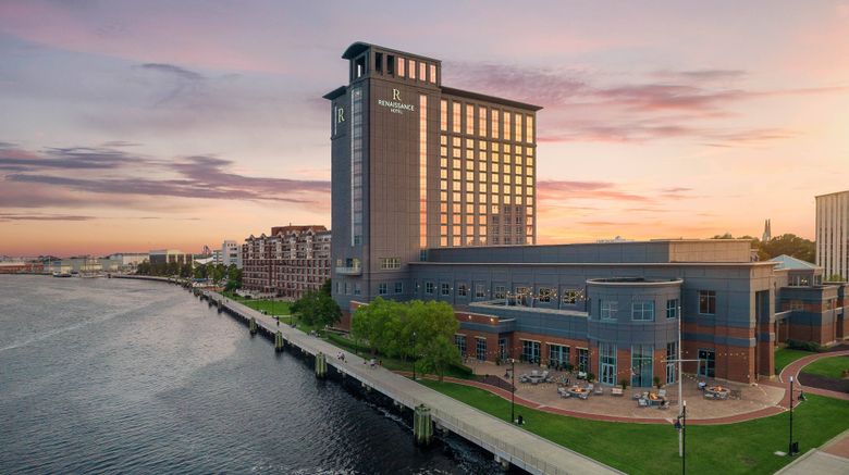 Renaissance Portsmouth-Norfolk Hotel Exterior. Images powered by <a href="https://www.leonardoworldwide.com" target="_blank" rel="noopener">Leonardo</a>.
