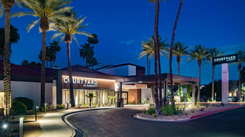 Courtyard by Marriott Phoenix North Exterior. Images powered by <a href="https://www.leonardoworldwide.com" target="_blank" rel="noopener">Leonardo</a>.