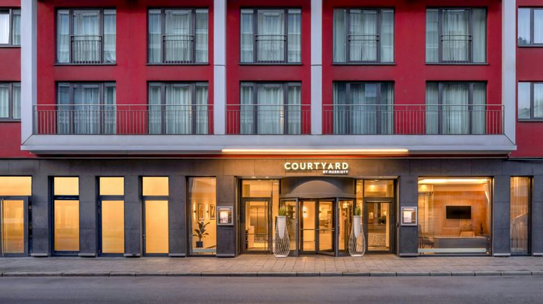 <b>Courtyard by Marriott Munich City Center Exterior</b>. Images powered by <a href="https://www.leonardoworldwide.com/" title="Leonardo Worldwide" target="_blank">Leonardo</a>.