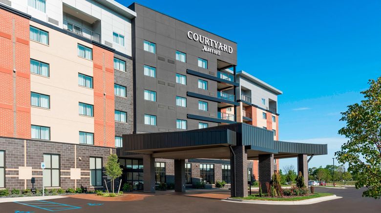<b>Courtyard Mt Pleasant-Central Michigan Exterior</b>. Images powered by <a href="https://www.leonardoworldwide.com/" title="Leonardo Worldwide" target="_blank">Leonardo</a>.