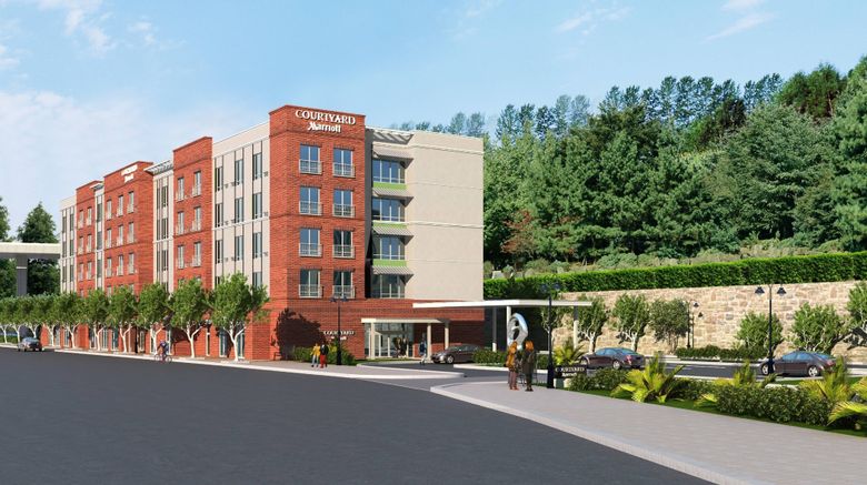 <b>Courtyard Asheville Biltmore Village Exterior</b>. Images powered by <a href="https://www.leonardoworldwide.com/" title="Leonardo Worldwide" target="_blank">Leonardo</a>.