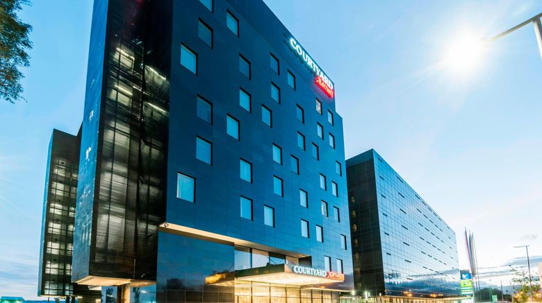 Courtyard by Marriott Bogota Airport Exterior. Images powered by <a href="https://www.leonardoworldwide.com" target="_blank" rel="noopener">Leonardo</a>.