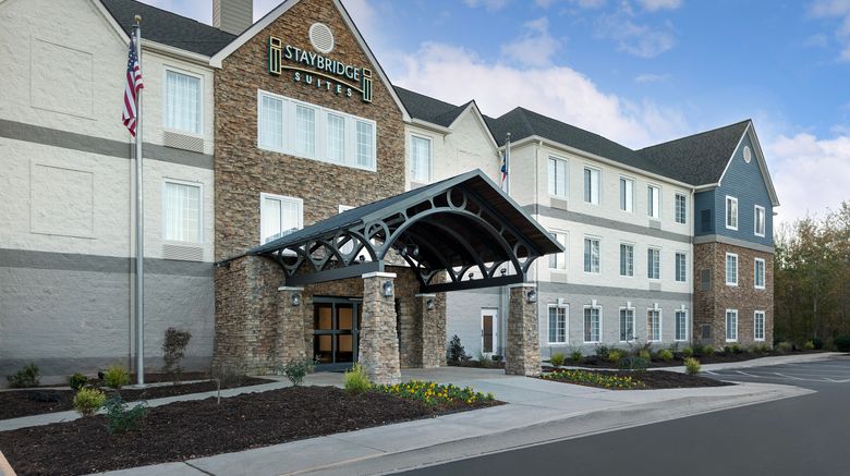 <b>Staybridge Suites RDU Morrisville Exterior</b>. Images powered by <a href="https://www.leonardoworldwide.com/" title="Leonardo Worldwide" target="_blank">Leonardo</a>.