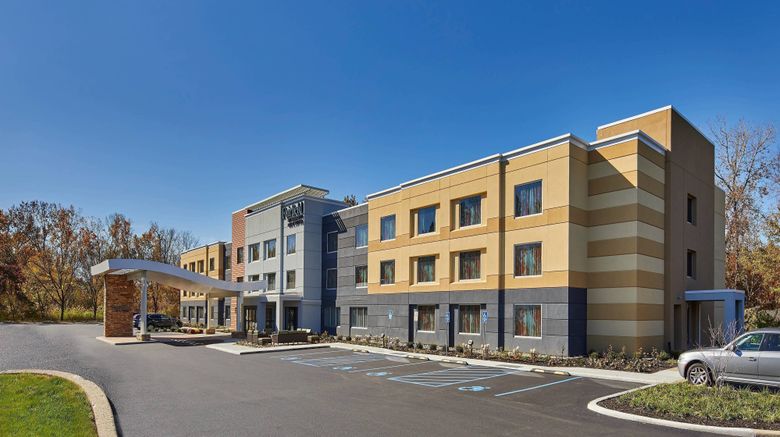 <b>Fairfield Inn & Suites Albany Airport Exterior</b>. Images powered by <a href="https://www.leonardoworldwide.com/" title="Leonardo Worldwide" target="_blank">Leonardo</a>.