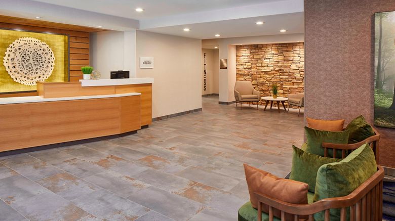 <b>Fairfield Inn & Suites Albany Airport Lobby</b>. Images powered by <a href="https://www.leonardoworldwide.com/" title="Leonardo Worldwide" target="_blank">Leonardo</a>.